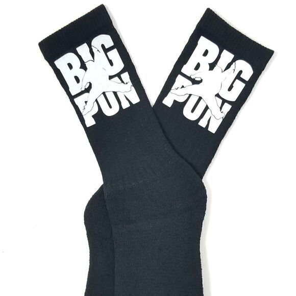 Big Pun "Air Pun" Skateboarding Streetwear Hip Hop Rap Athletic Basketball Socks - Picture 1 of 6